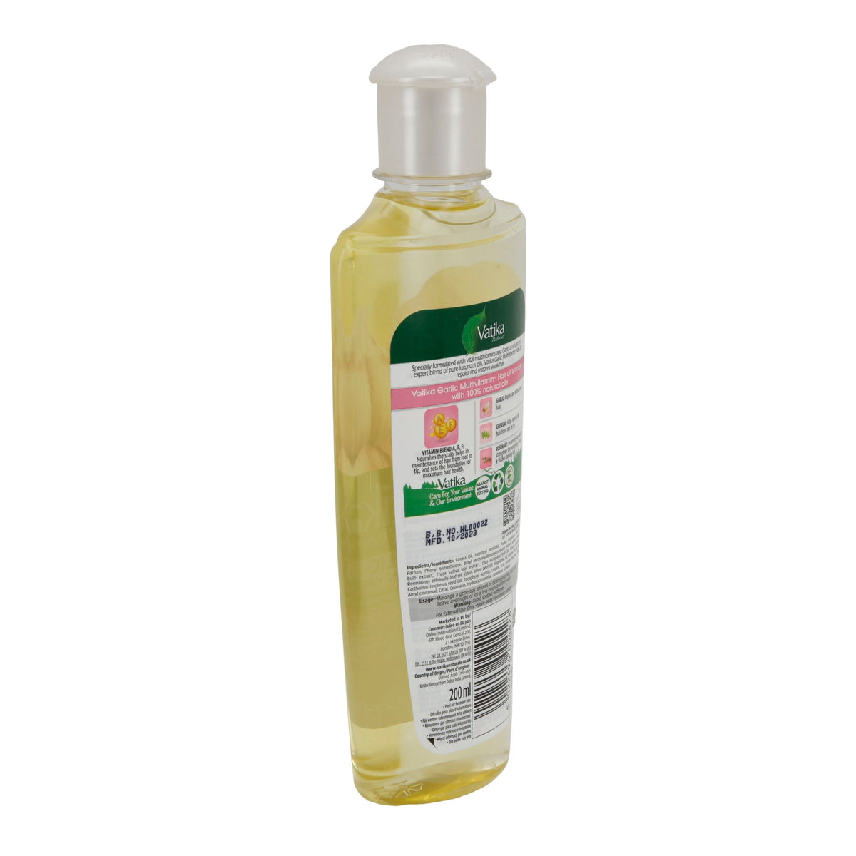 Haarpflegeöl Vatika Naturals | Knoblauch Hair Oil | Haaröl | 200 ml VATIKA