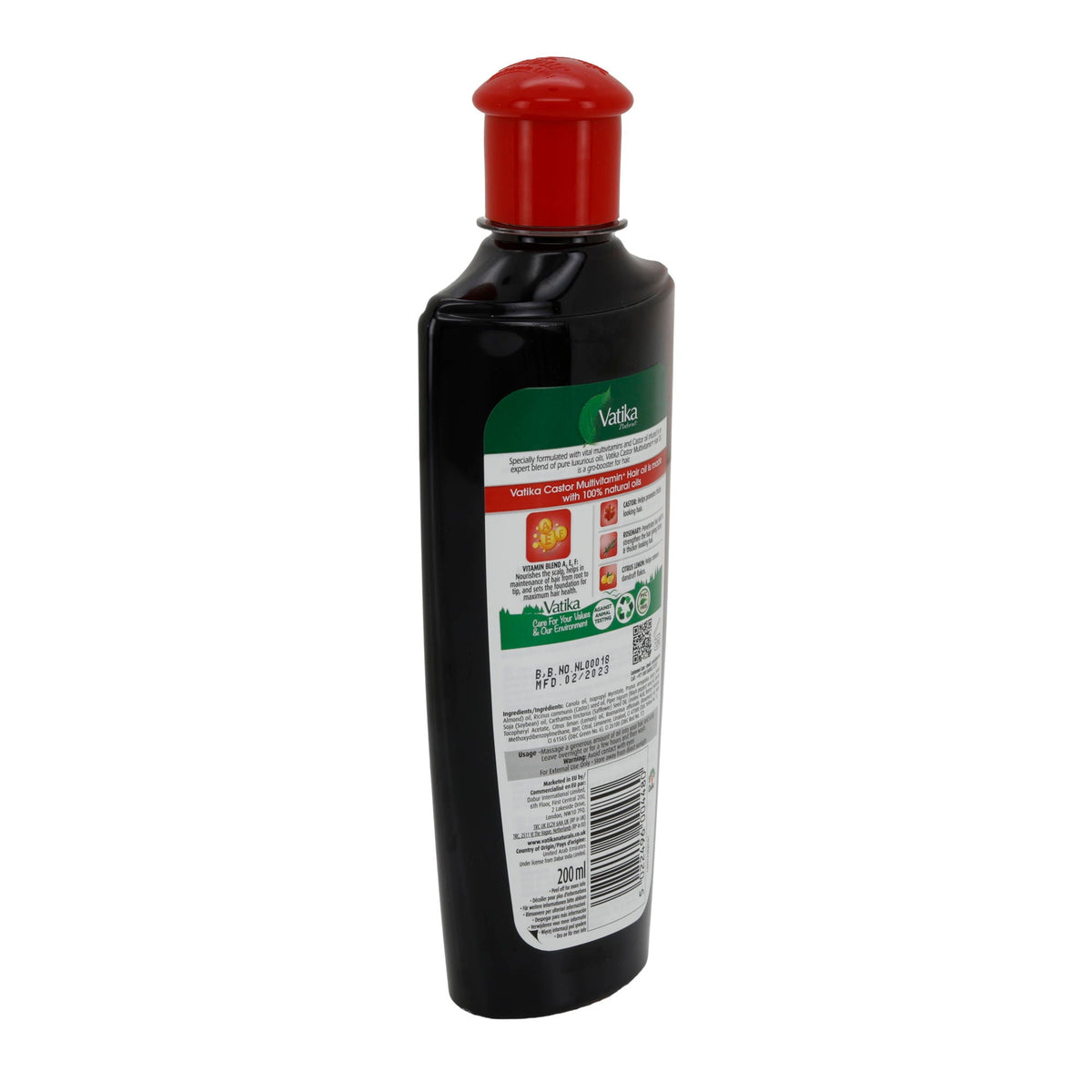 Haaröl Vatika Castor Multivitamin Hair Oil | Haaröl | 200 ml