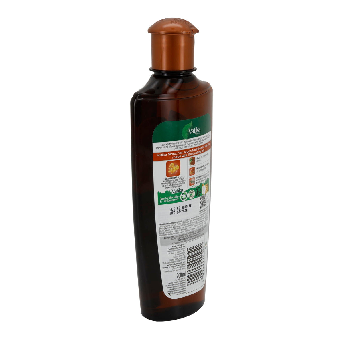 Haaröl Vatika Moroccan Argan Multivitamin Hair Oil | Haaröl | 200 ml VATIKA