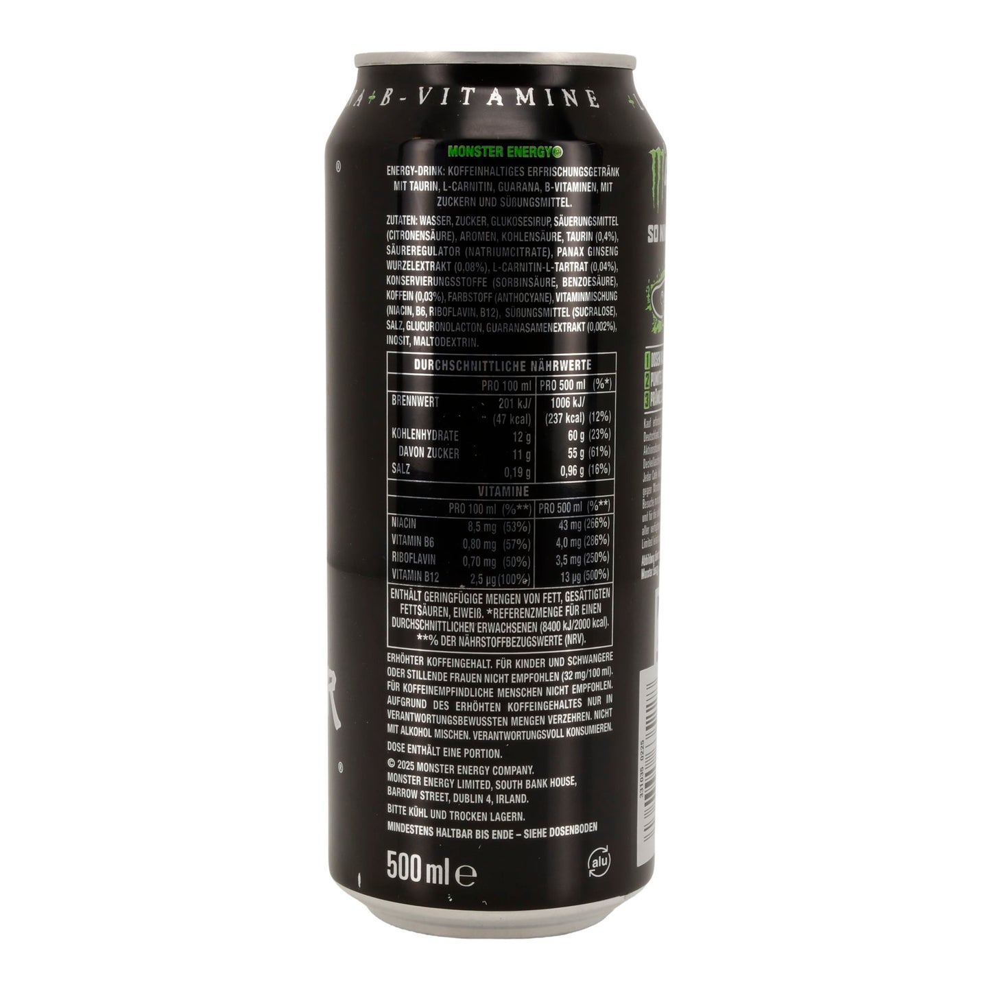 Monster Energy Ds. 0,5l
