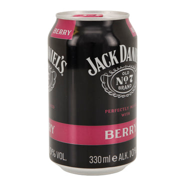 Jack Daniel’s | Whiskey & Berry | Longdrink mit Cranberry | 10 % vol | 330 ml Dose