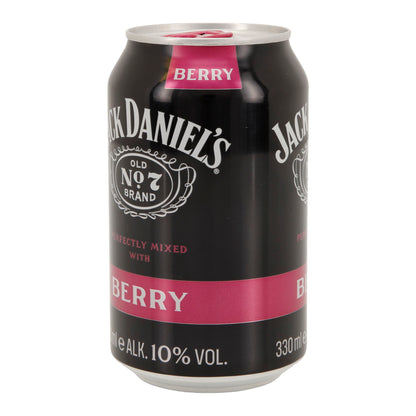 Jack Daniel’s | Whiskey & Berry | Longdrink mit Cranberry | 10 % vol | 330 ml Dose