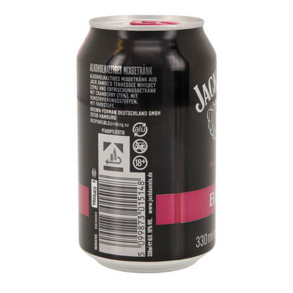 Jack Daniel’s | Whiskey & Berry | Longdrink mit Cranberry | 10 % vol | 330 ml Dose