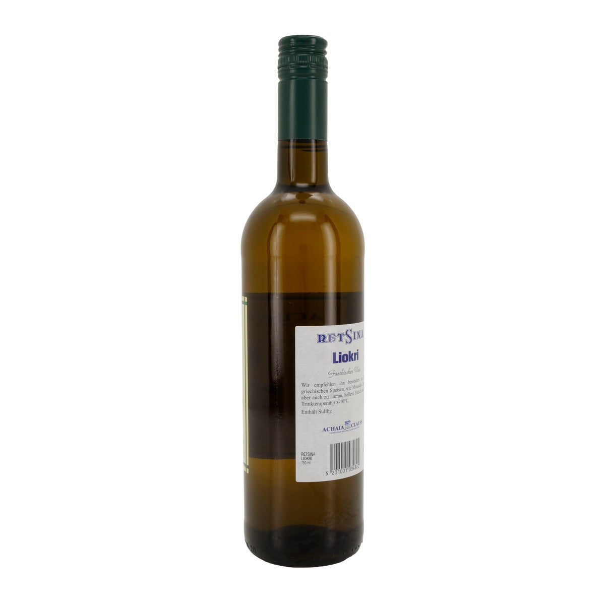 Retsina Liokri | Weißwein mit Harz | Achaia Clauss | 11,5 % vol. | 750 ml Achaia Clauss