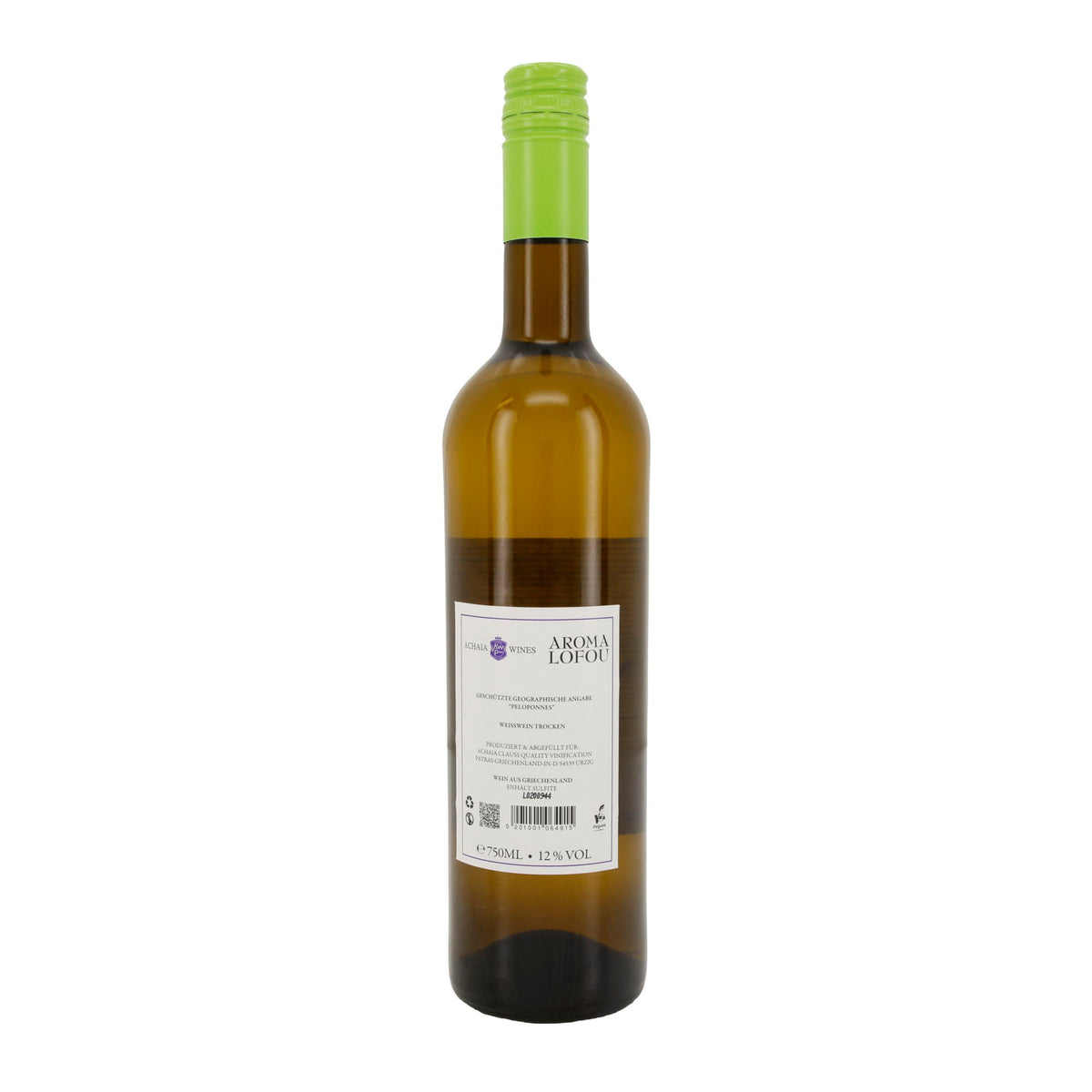 Weißwein Aroma Lofou | Trocken | Geschützte geografische Angabe | 12 % vol. | 750 ml Achaia Clauss