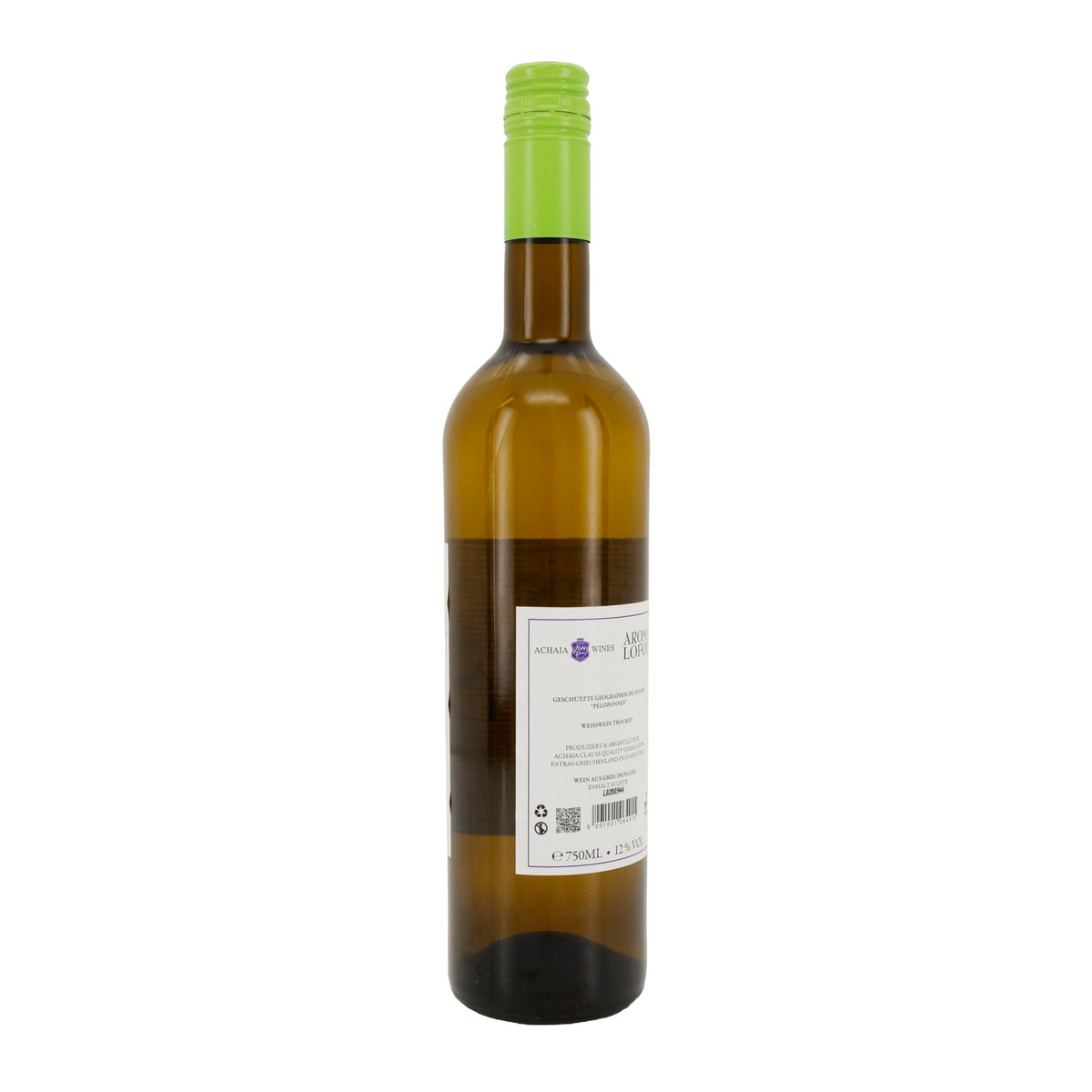 Weißwein Aroma Lofou | Trocken | Geschützte geografische Angabe | 12 % vol. | 750 ml Achaia Clauss
