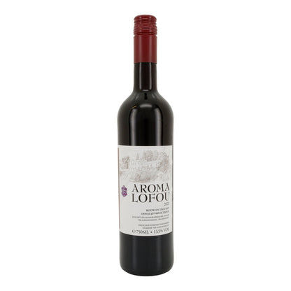 Rotwein Aroma Lofou | Trocken | Geschützte geografische Angabe | 13,5 % vol. | 750 ml
