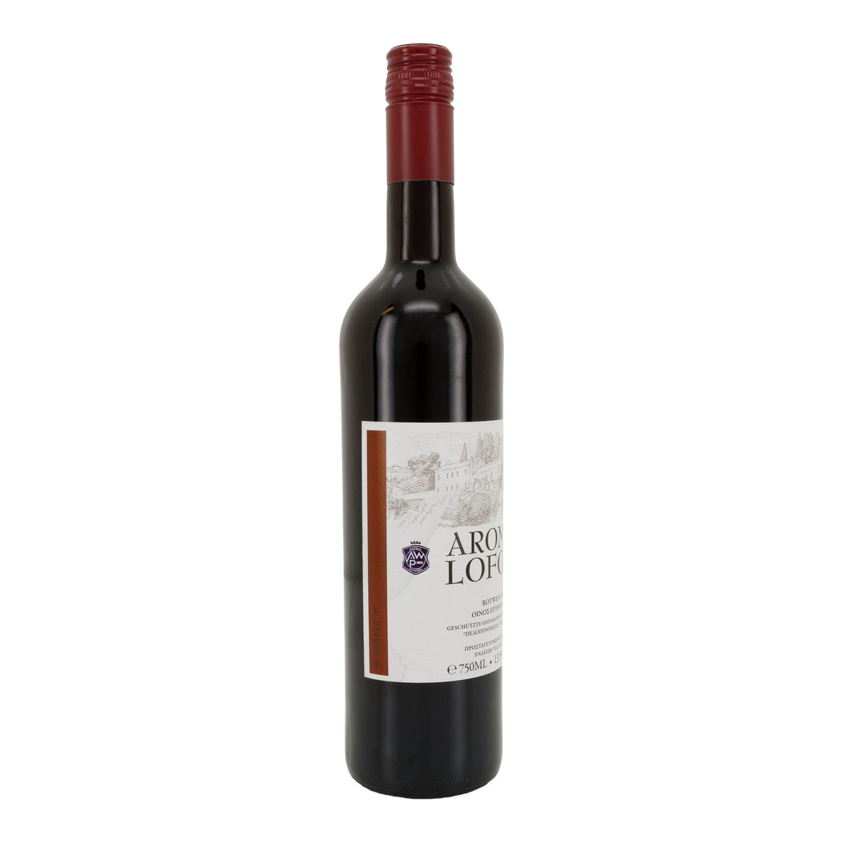 Rotwein Aroma Lofou | Trocken | Geschützte geografische Angabe | 13,5 % vol. | 750 ml Achaia Clauss