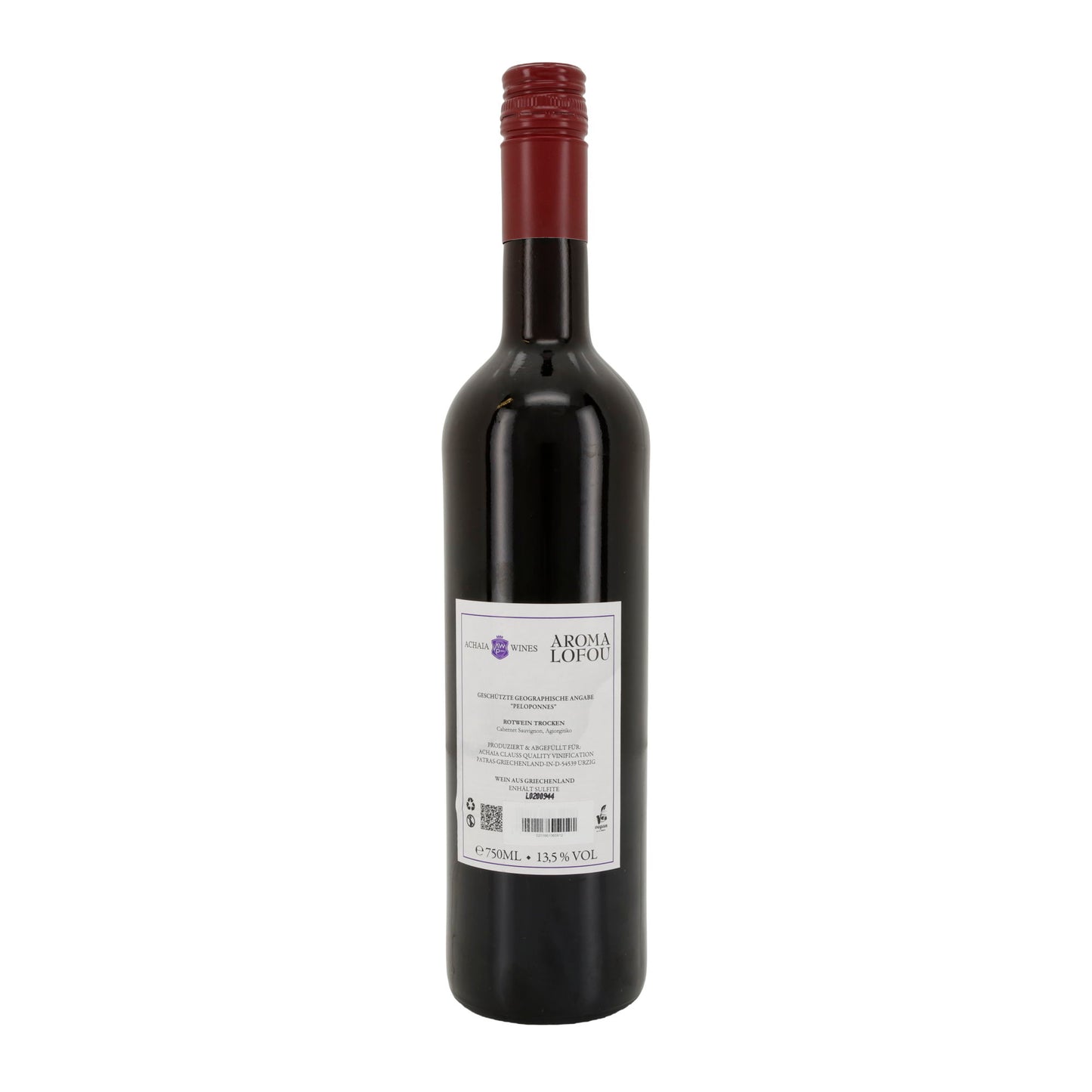 Rotwein Aroma Lofou | Trocken | Geschützte geografische Angabe | 13,5 % vol. | 750 ml