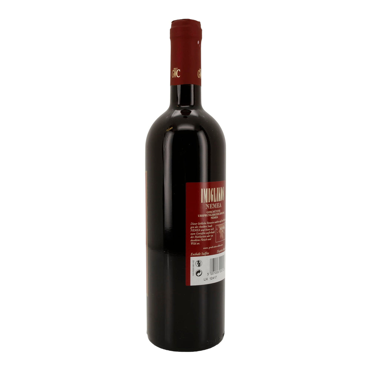 Kourtaki Imiglikos Rotwein | Geschützte Ursprungsbezeichnung Nemea | 12 % vol | 750 ml Kourtakis