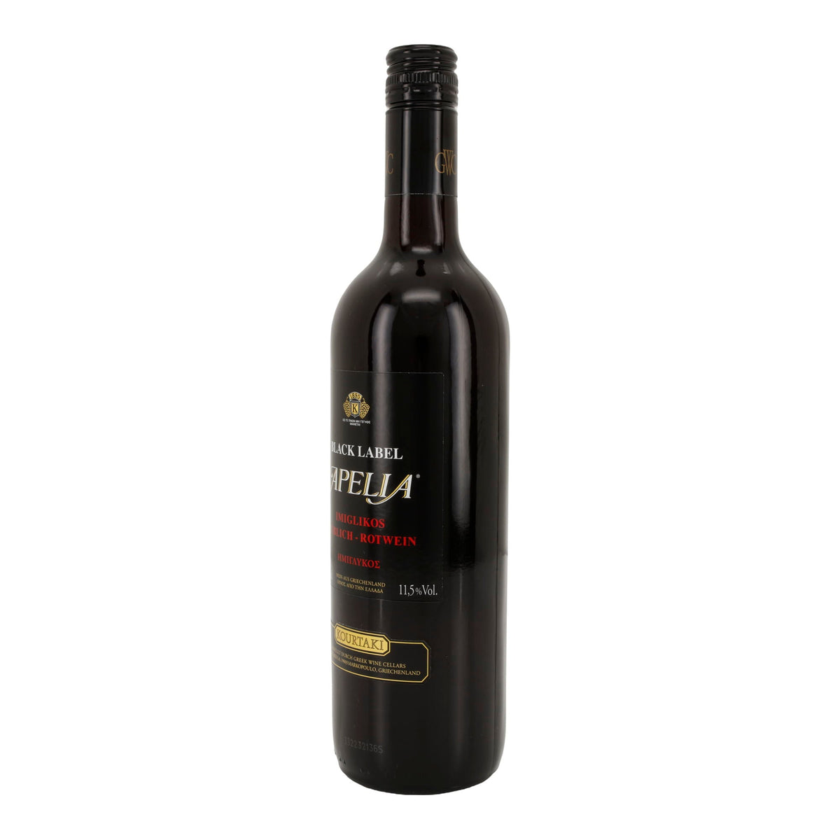 Apelia Weißwein trocken | Griechischer Qualitätswein | 11,5 % vol | 750 ml Kourtakis