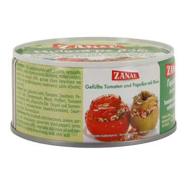 ZANAE | Gefüllte Tomaten & Paprika mit Reis | vegan & servierfertig | 280 g