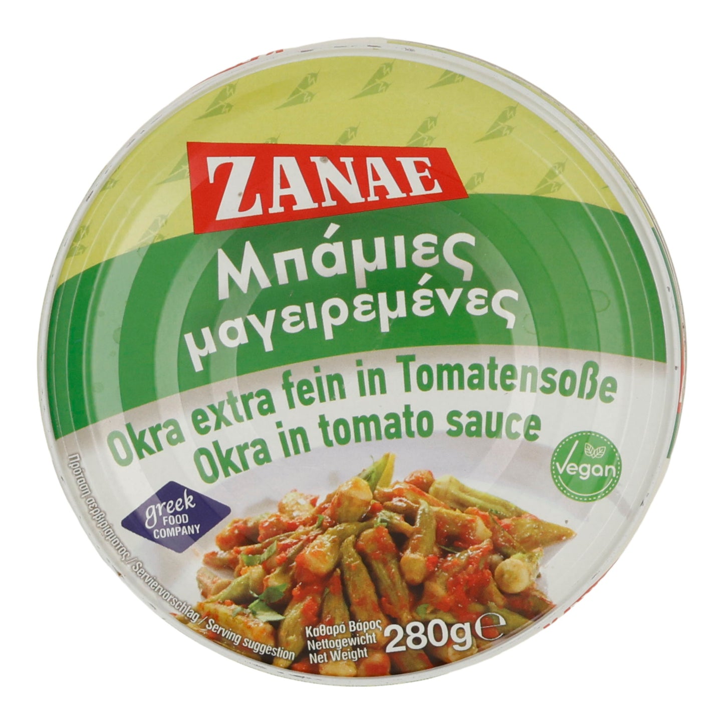 ZANAE | Okra in Tomatensauce | vegan & servierfertig | 280 g
