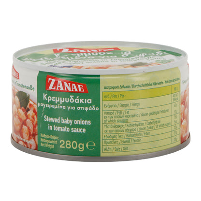 ZANAE | Kleine Zwiebeln in Tomatensauce | stewed baby onions | 280 g