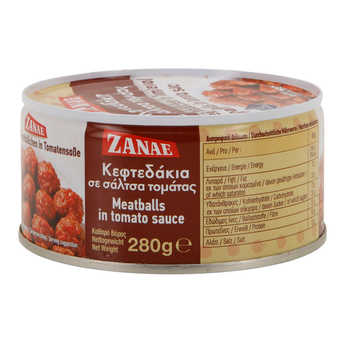 Hackfleischbällchen Zanae | Keftedakia in Tomatensoße | traditionell griechisch | 280 g ZANAE