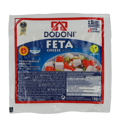 Formaggio feta Dodoni Feta Käse | Formaggio | Formaggio feta greco premium in salamoia g.U. | 1 kg