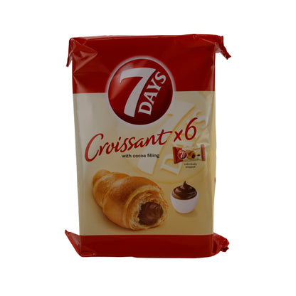 Croissant 7Days | Croissant | Croissant morbidi con ripieno di cacao | 240 g (6 x 40 g)