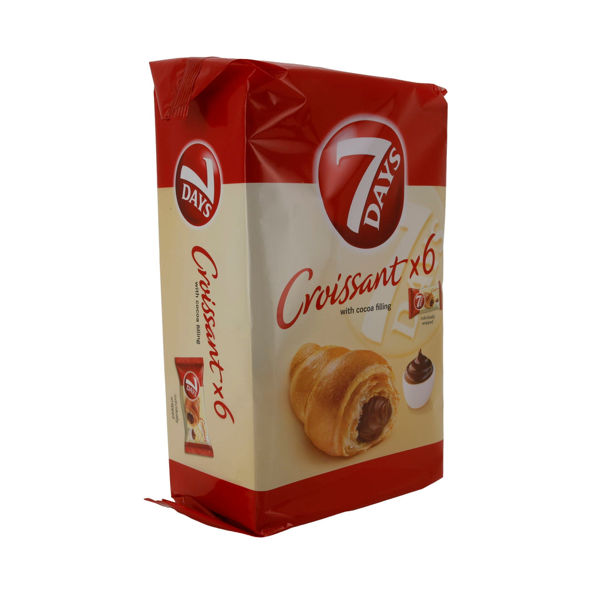 Croissant 7Days | Croissants | Weiche Croissants mit Kakaofüllung | 240 g (6 x 40 g)