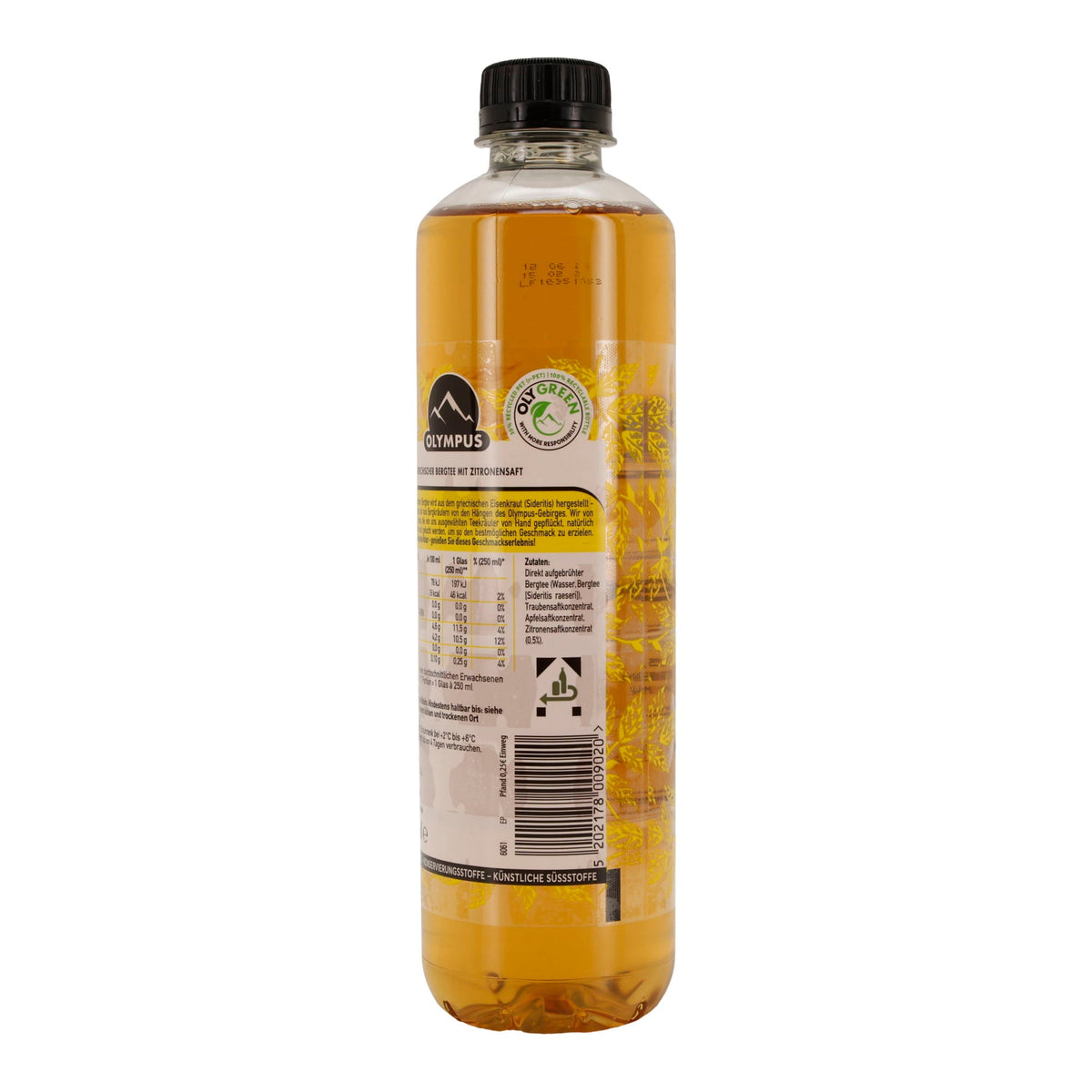 Getränk Olympus | Griechischer Bergtee Zitrone | ohne Zuckerzusatz, direkt aufgebrüht | 500 ml