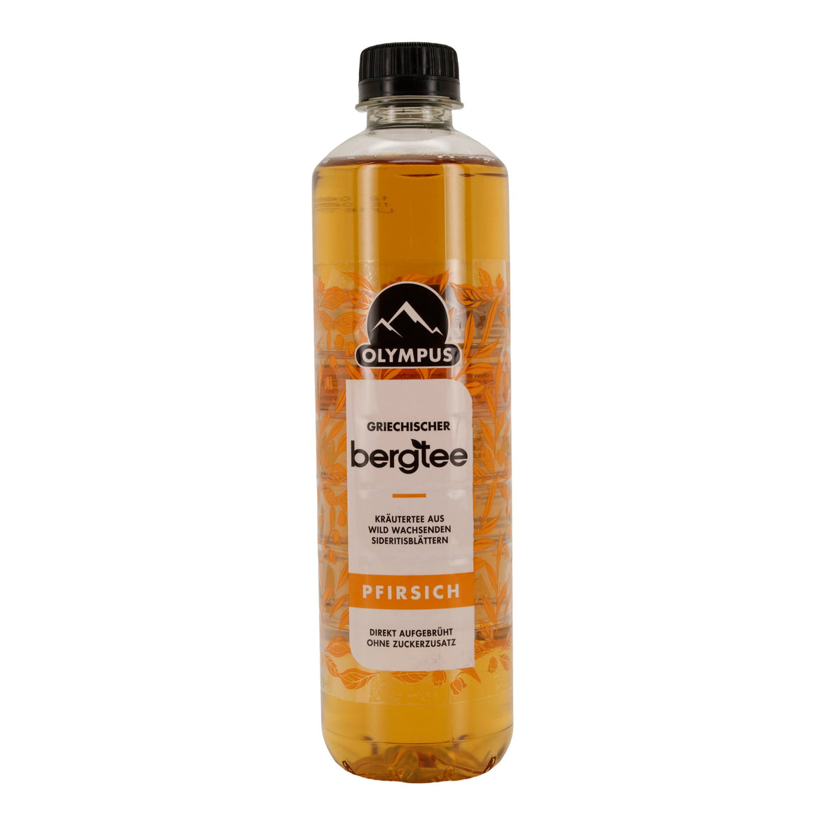 Getränk Olympus | Griechischer Bergtee Pfirsich | ohne Zuckerzusatz, direkt aufgebrüht | 500 ml