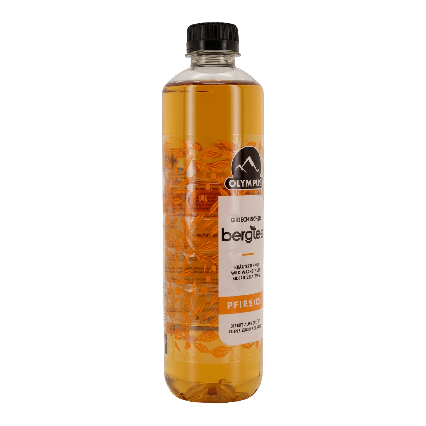 Getränk Olympus | Griechischer Bergtee Pfirsich | ohne Zuckerzusatz, direkt aufgebrüht | 500 ml