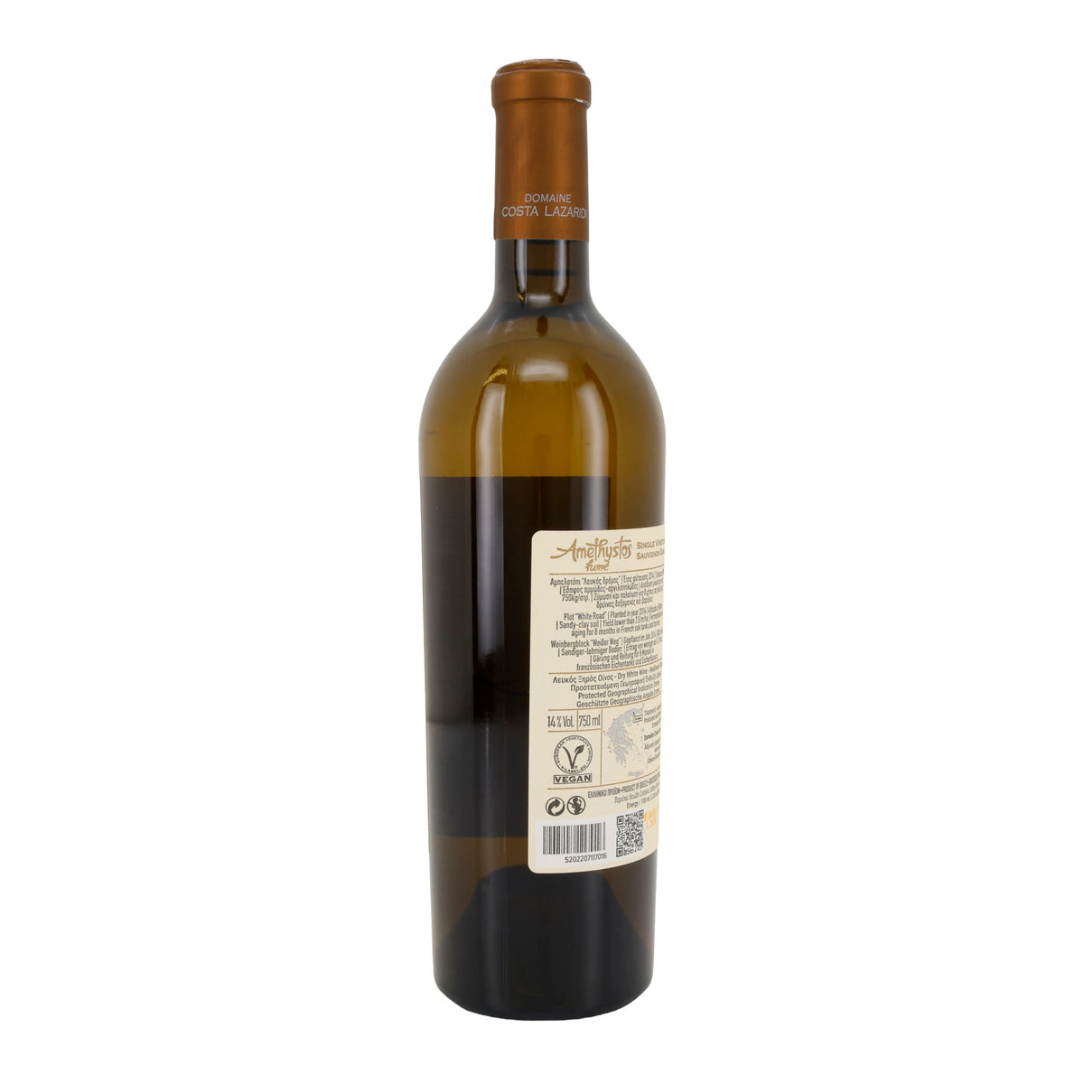 Weißwein Amethystos Fumé | Sauvignon Blanc | Trocken | Griechenland | 750 ml Costa Lazaridi