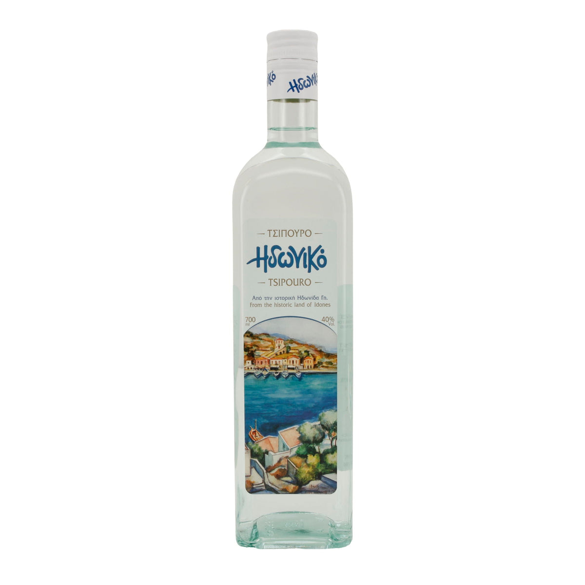 Tsipouro Idoniko | Griechischer Tresterbrand | ohne Anis | 40 % vol. | 700 ml Costa Lazaridi