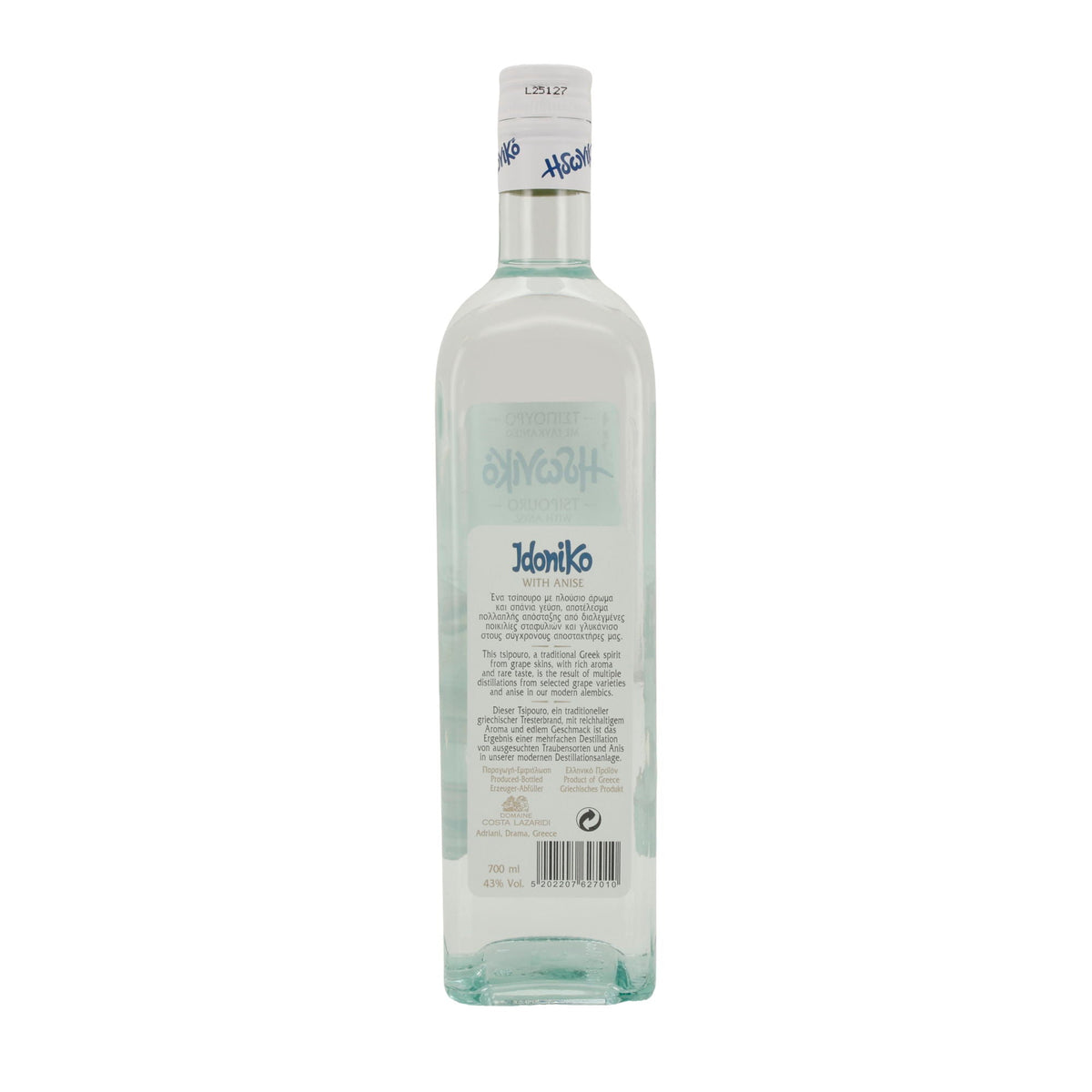 Idoniko Tsipouro | Mit Anis | Griechenland | 43 % vol | 700 ml