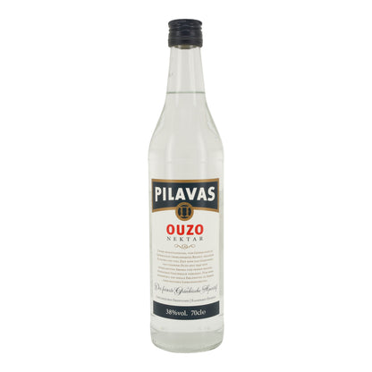 Ouzo Pilavas Nektar | Griechischer Anislikör | 38 % vol. | 700 ml