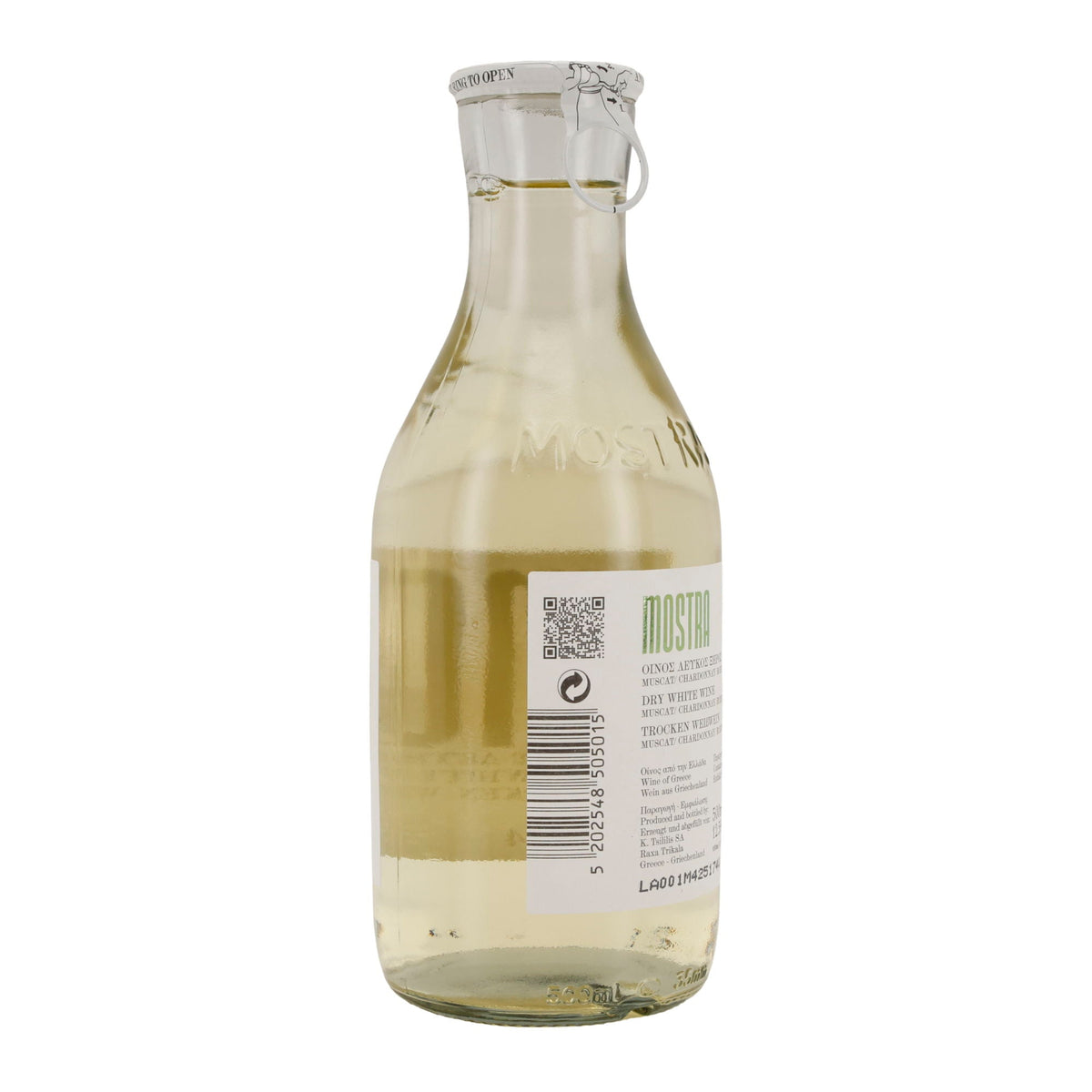 Weißwein Mostra | Trocken | Muscat & Chardonnay | 500 ml Mostra Tsililis