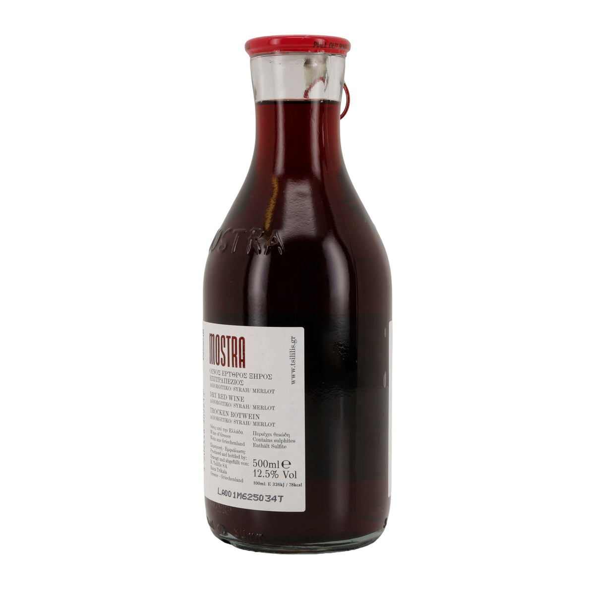 Rotwein Mostra | Trocken | Agiorgitiko, Syrah & Merlot | 500 ml Mostra Tsililis