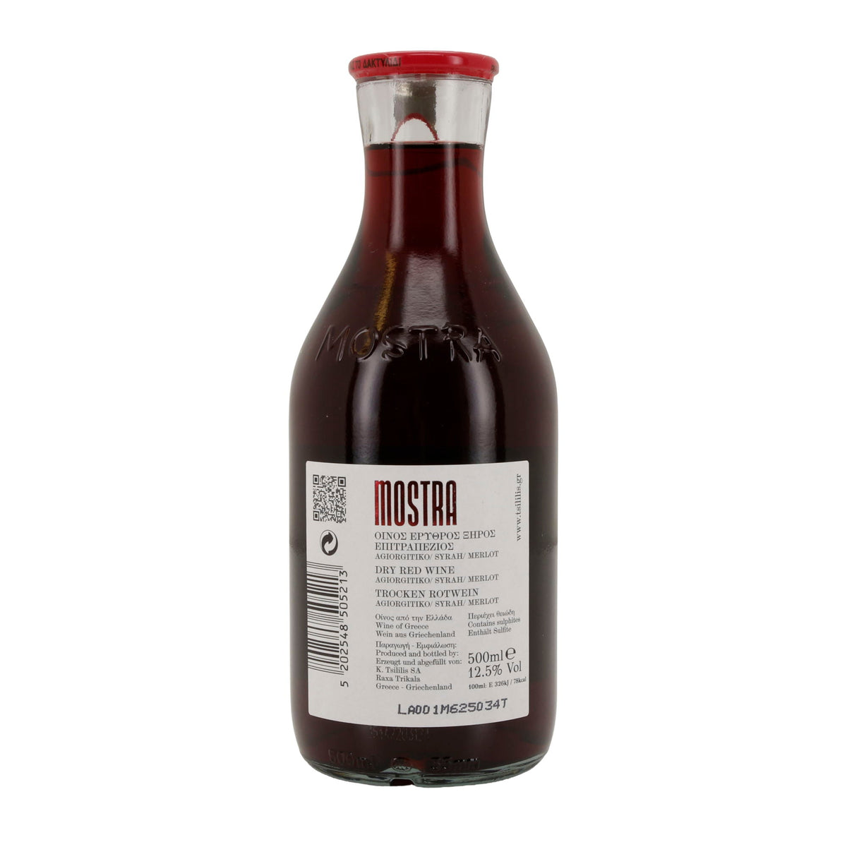 Rotwein Mostra | Trocken | Agiorgitiko, Syrah & Merlot | 500 ml Mostra Tsililis