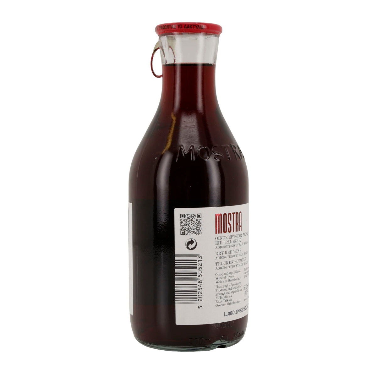 Rotwein Mostra | Trocken | Agiorgitiko, Syrah & Merlot | 500 ml Mostra Tsililis