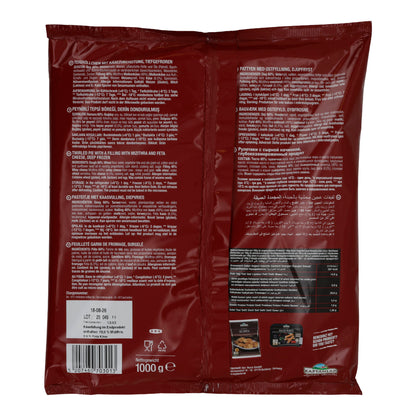 Tepsi Böreği Kaptanlar | Börekrolle | Mit Mizithra- und Feta-Käsefüllung, tiefgefroren | 1000 g
