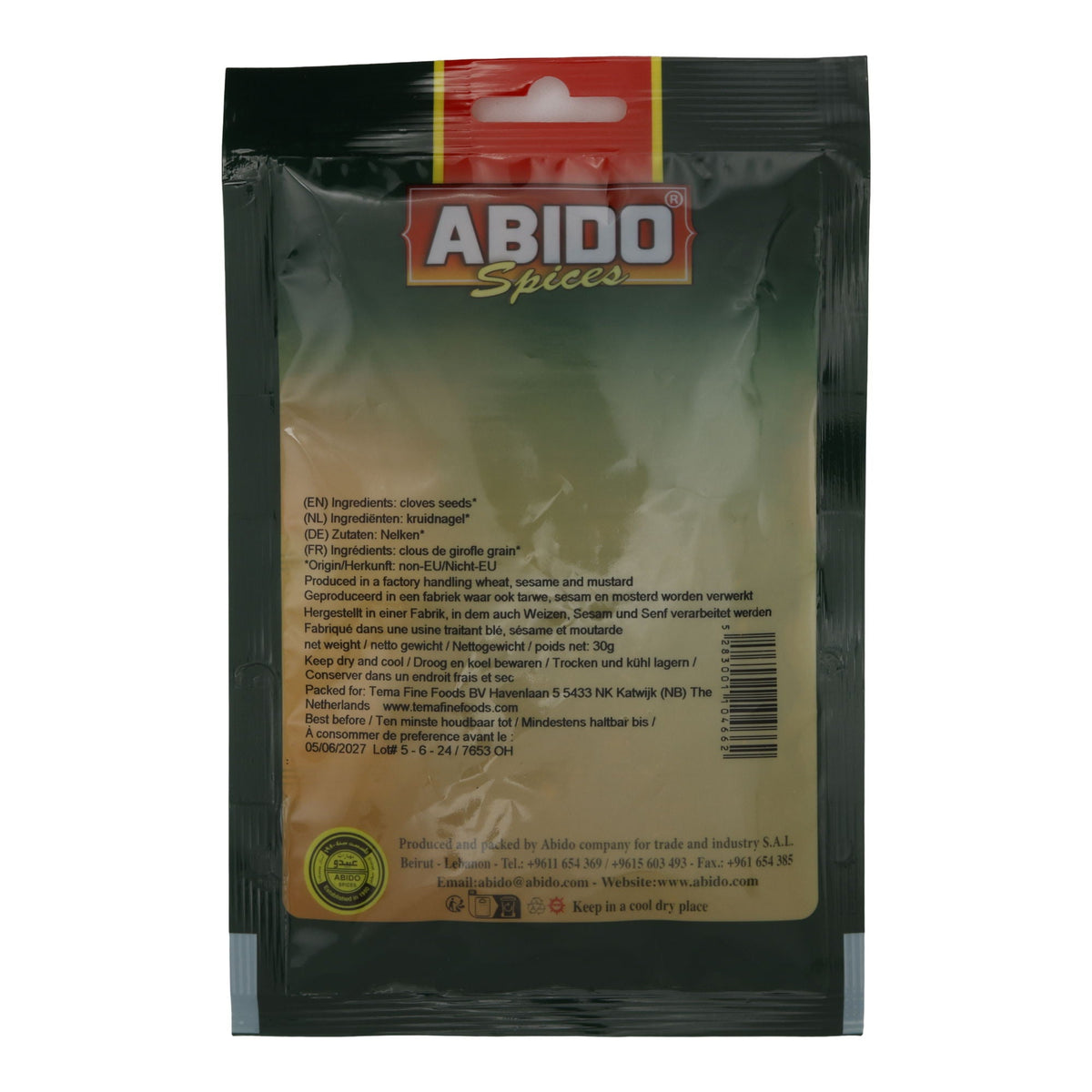 Nelken Abido | Gewürz | Ganze Nelken | 30 g