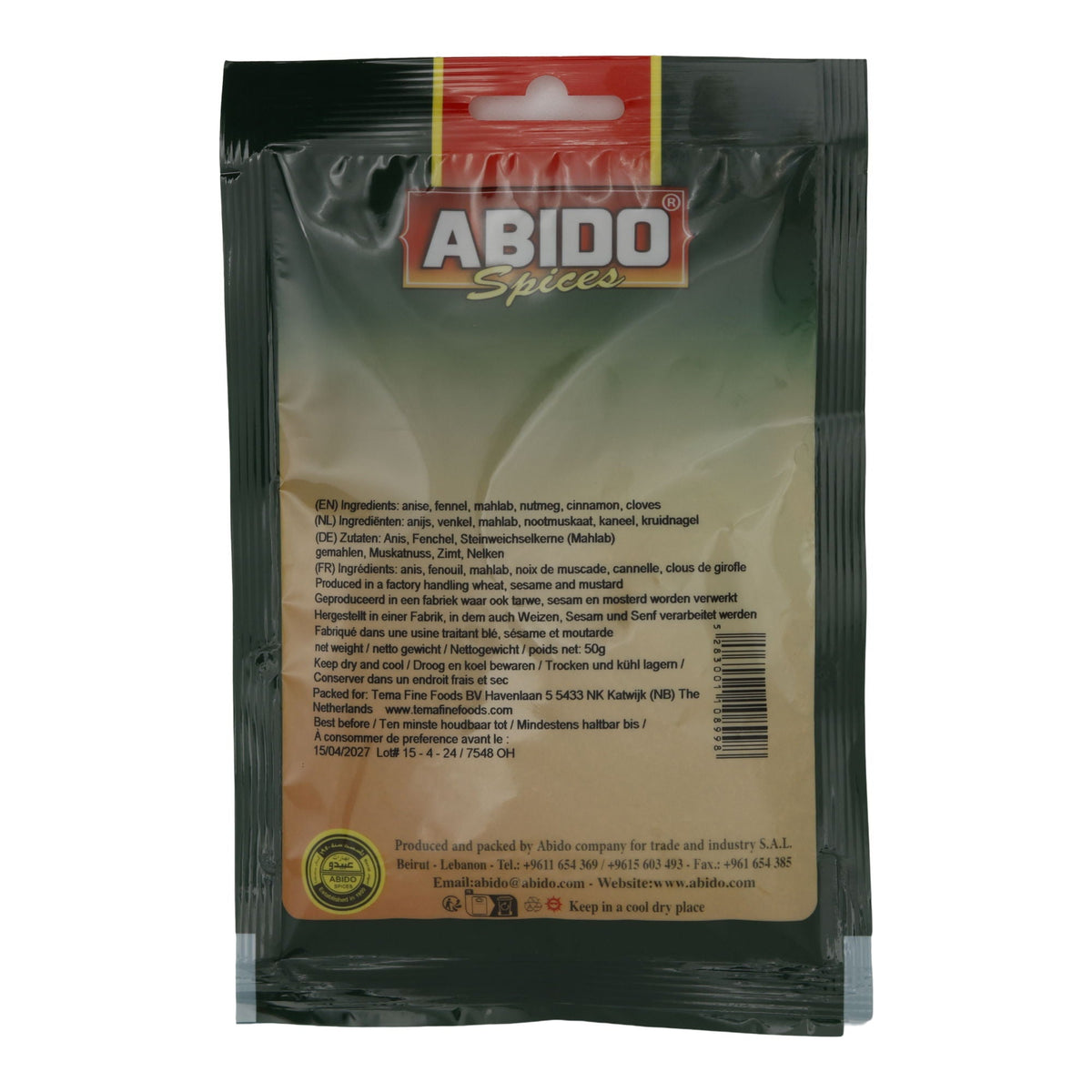 Gewürzmischung Abido | Kleija | Aromatisch, für orientalisches Gebäck | 50 g