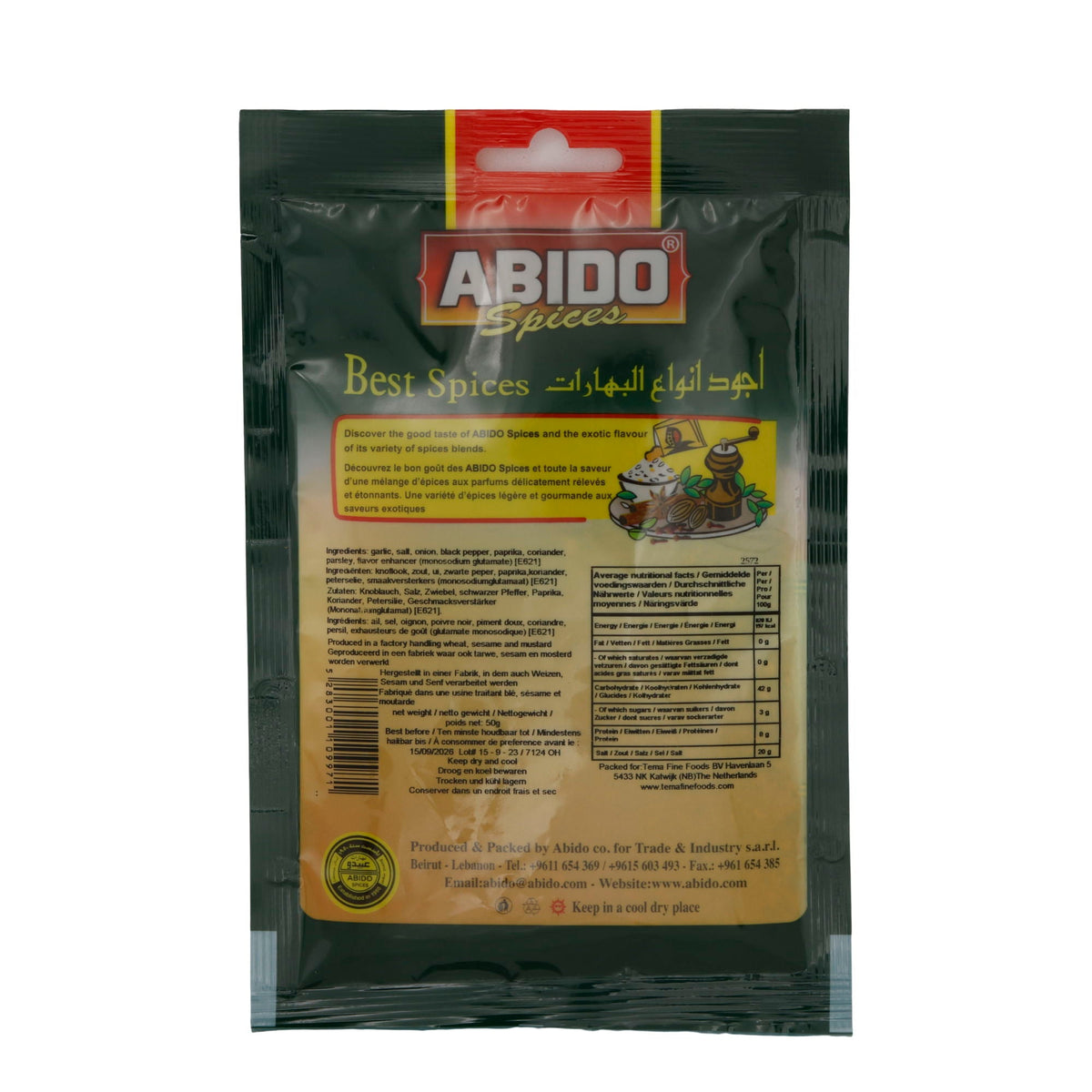 Gewürzmischung Abido | Special Mix | Für besondere Gerichte | 50 g