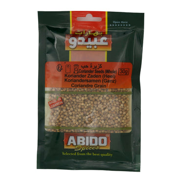 Koriandersamen Abido | Ganze Samen | Für authentische Würze | 30 g ABIDO