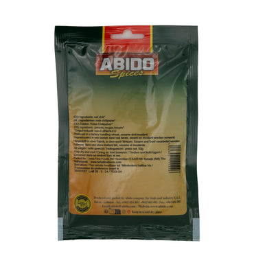Mélange d'épices Abido | Poivre rouge chili grossier | Épicé pour plats variés | 50 g