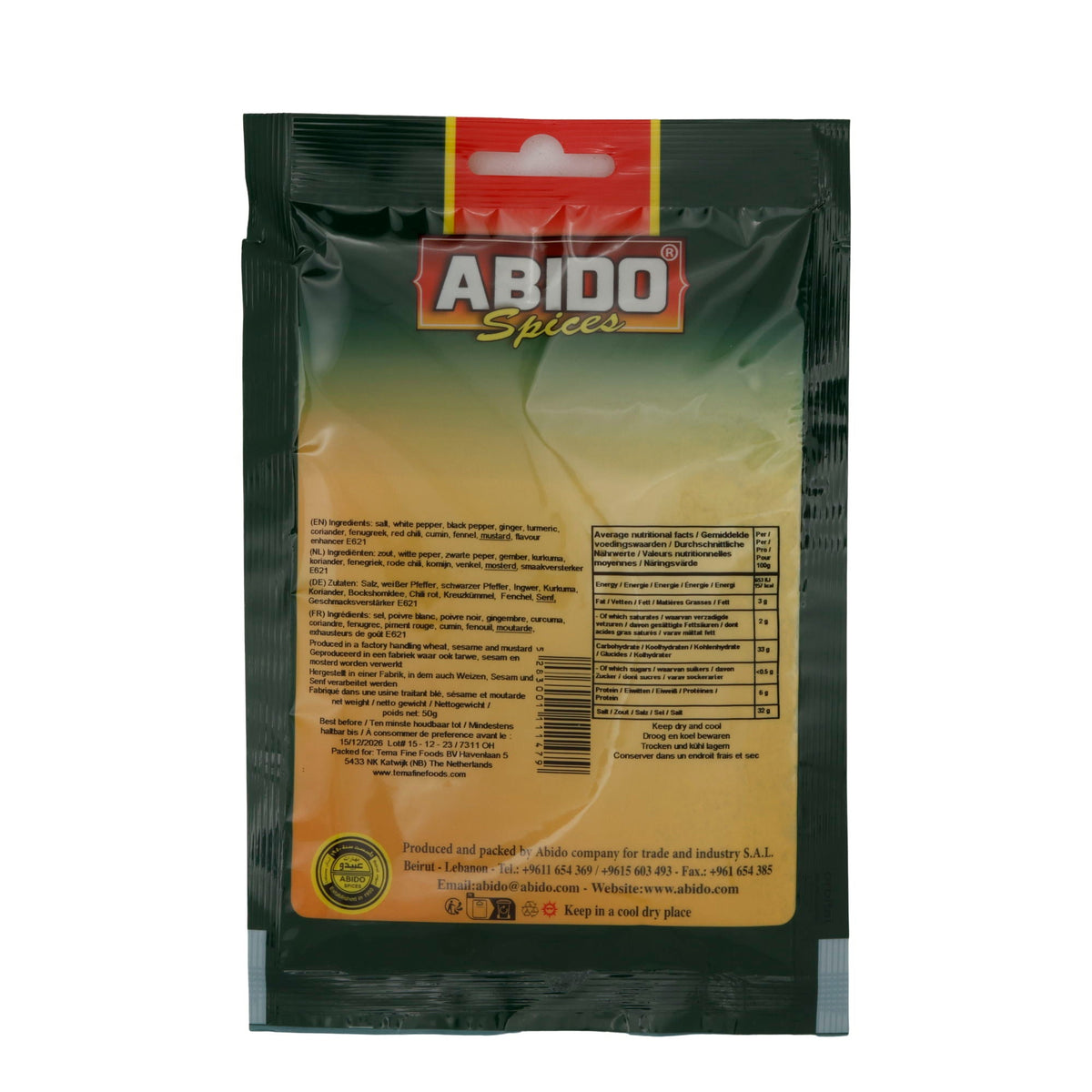 Gewürzmischung Abido | Fish Spices | Für Fischgerichte | 50 g