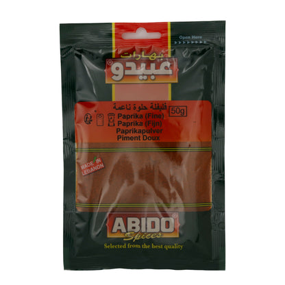 Paprikapulver Abido | finement moulu | épice | 50 g