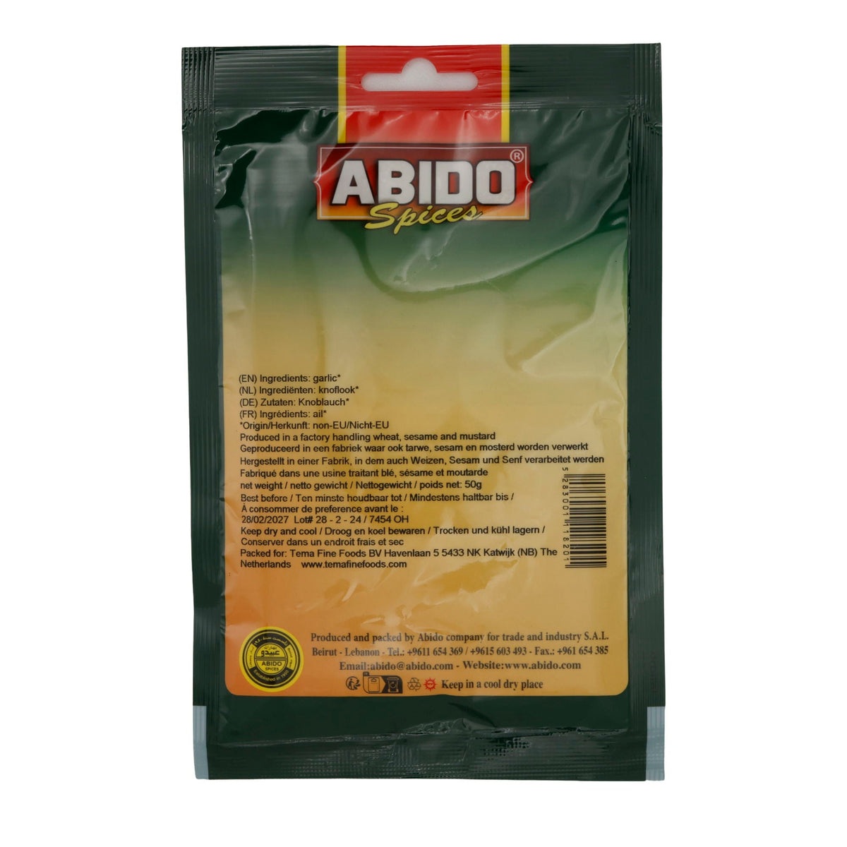 Knoblauchpulver Abido | Gewürz | Pulver | 50 g