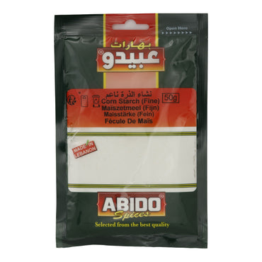 Maisstärke Abido | Fein | Vielseitiges Bindemittel für Küche & Backen | 50 g ABIDO