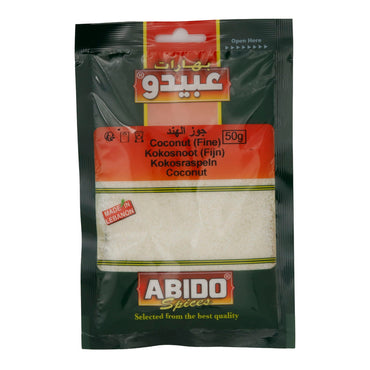 Gewürz Abido | Gewürz | Kokosnussraspeln fein | 50 g ABIDO