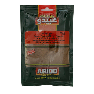 Gewürzmischung Abido | Sieben-Gewürze | Aromatisch, orientalisch | 50g ABIDO