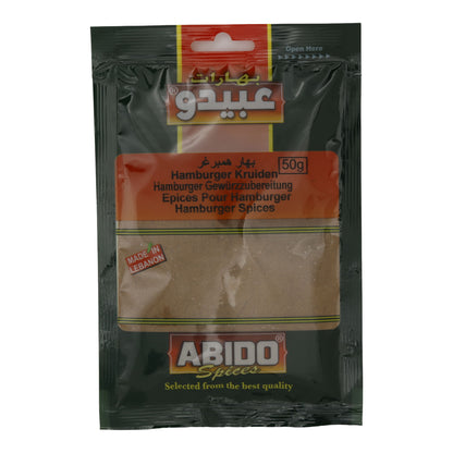 Abido Hamburger Spices – 50 g – Spice mixture for aromatic burgers
