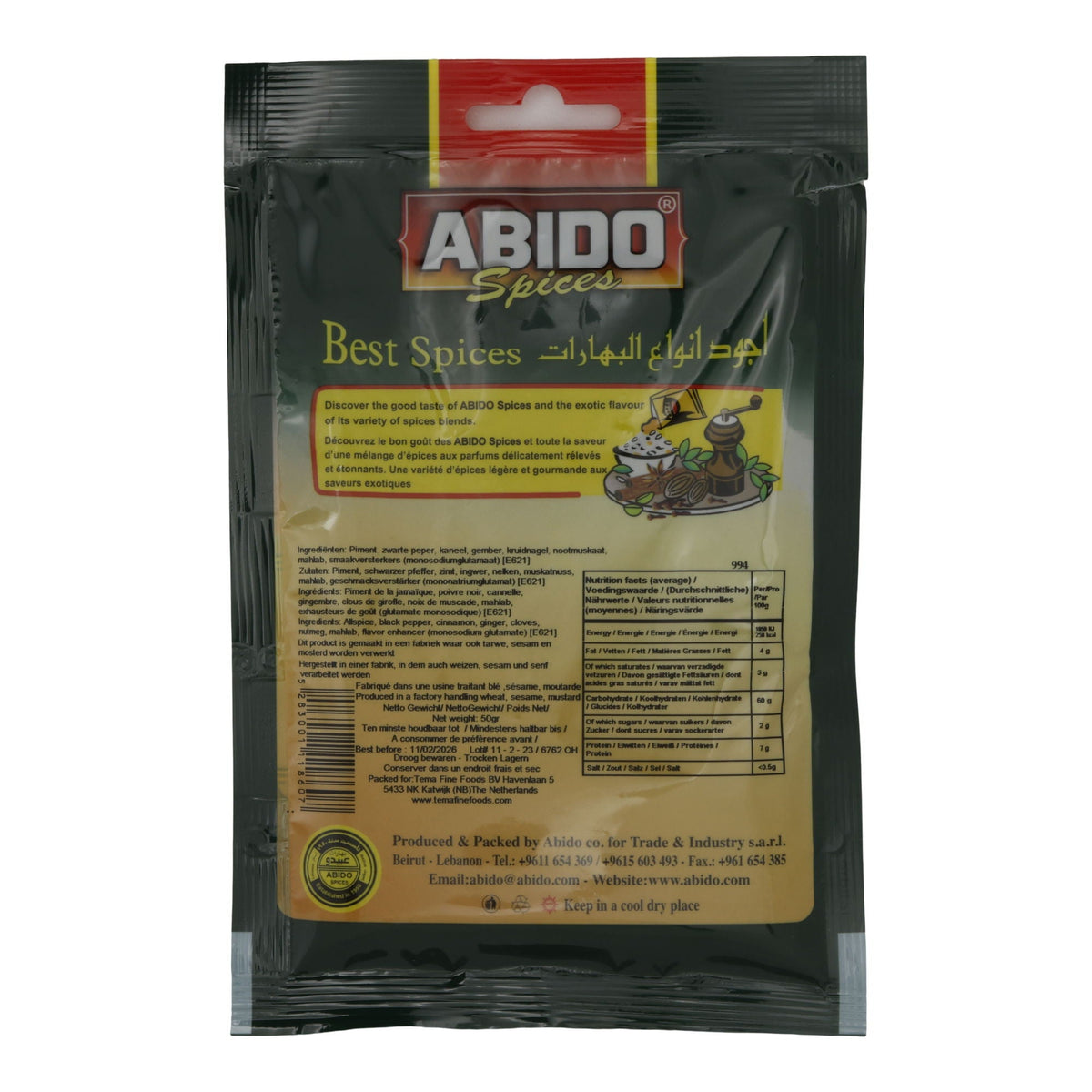 Gewürzmischung Abido Macanec | Für Saucissen | 50 g