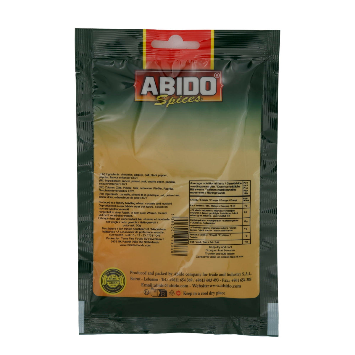 Gewürzmischung Abido | Kafta | Orientalisch, für Kafta & Kebabs | 50 g ABIDO