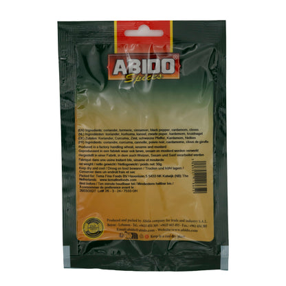 Abido Biryani Spices – 50 g – Spice mixture for Biryani and oriental rice dishes