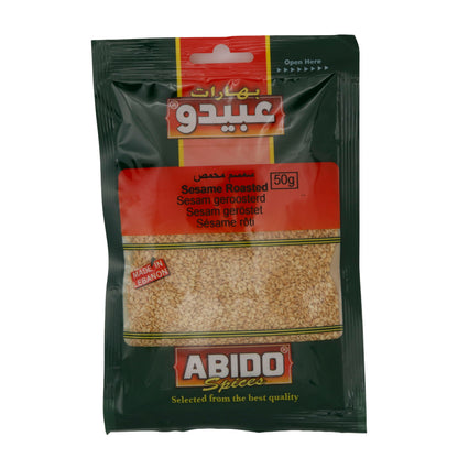 Sesamsamen Abido | Geröstet | Aromatisch, vielseitig | 50 g
